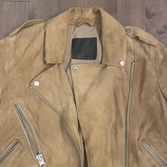 Selling All Saints suede moto jacket! - Picture 2 of 3